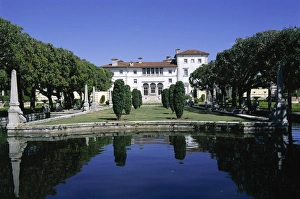 Mansions Prints: Villa Vizcaya