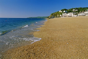 The village beach, Torcross, south Devon, England, UK