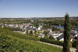 Village of Bech-Kleinmacher, Mosel Valley, Luxembourg, Europe