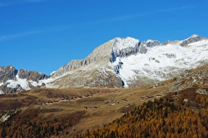 Jungfrau Aletsch Prints: Village of Blatten, Jungfrau-Aletsch, UNESCO World Heritage Site, Valais, Swiss Alps