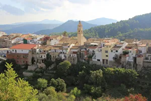 Foothills Prints: Village of Campell, Vall de Laguar, Marina Alta, Alicante province, Spain, Europe