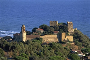 Hill Village Prints: Village of Castigione della Pescaia