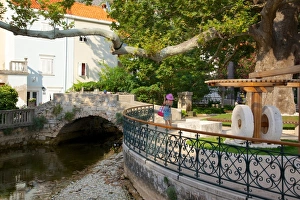 Village centre, Mlini, Dubrovnik Riviera, Dalmatia, Croatia, Europe