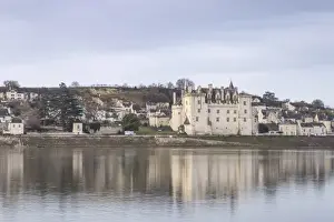Loire Valley Prints: The village and Chateau of Montsoreau