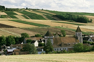 Bourgogne Prints: Village of Chitry, Burgundy, France, Europe