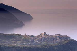 Corniglia Prints: Village of Corniglia