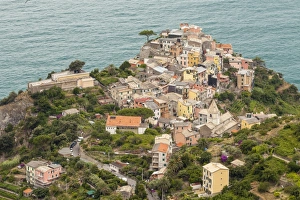 Cinque Terre Prints: The village of Corniglia in the Cinque Terre
