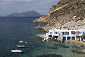 Milos Prints: The village of Fourkovouni, Island of Milos, Cyclades, Greek Islands, Greece, Europe