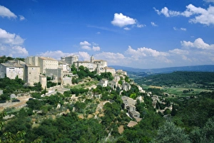 Gordes Prints: Village of Gordes, perched above the Luberon countryside, Vaucluse, Provence