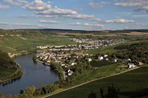 Village of Machtum, Mosel Valley, Luxembourg, Europe