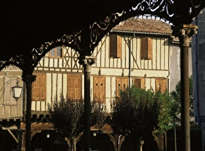 Mirepoix Prints: Village of Mirepoix, Arege, Midi Pyrenees, France, Europe