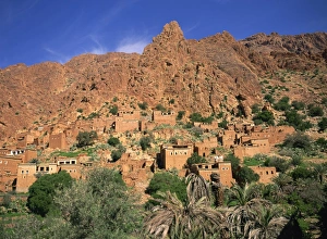 Hill Village Prints: Village of Oumesnate and behind