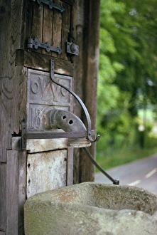 Village pump, Iwerne Minor, Dorset, England, United Kingdom, Europe