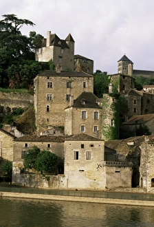 Village of Puy Leveque, near Cahors, Lot, Midi-Pyrenees, France, Europe
