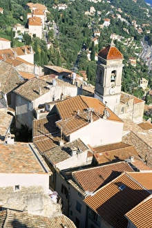 Village of Roquebrune-Cap-Martin, Alpes-Maritimes, Cote d Azur, Provence