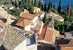 Alpes Maritime Prints: Village of Roquebrune-Cap-Martin, Alpes Maritimes, Cote d Azur, Provence