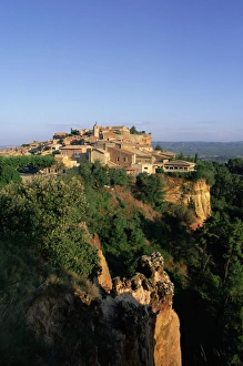 Roussillon Prints: Village at sunrise, Roussillon, Vaucluse, Cote d Azur, Provence, France, Europe