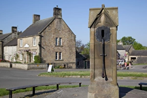 Typically Prints: Village well, Hartington, Peak District, Derbyshire, England, United Kingdom, Europe