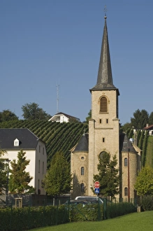 Luxembourg Prints: Village on the wine route