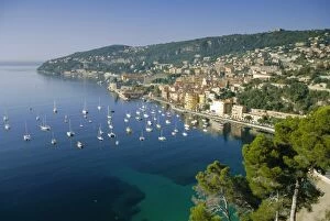 Mooring Collection: Villefranche sur Mer, Cote d Azur, Mediterranean coast, Provence, France, Europe