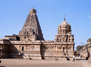 Vimana tower and central shrine of Brihadisvara Temple