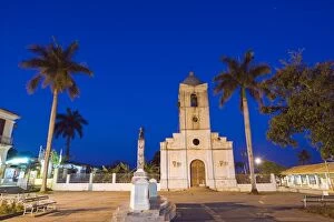 Images Dated 11th May 2010: Vinales Church in the town square, UNESCO World Heritage Site, Vinales Valley