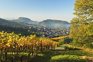 Ortenau Prints: Vineyard landscape and Riegel village