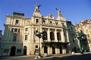 Vinohrady Theatre dating from 1909 at namesti Miru (square), Vinohrady