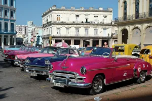 Vintage Car Prints: Vintage cars, Plaza de la Revolucion