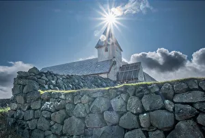 Hope Prints: Vioareioi Church and the sun aligned with bell tower