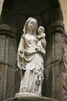 Virgin And Child Prints: Virgin and child, St. Malo, Ille-et-Vilaine, Brittany, France, Europe