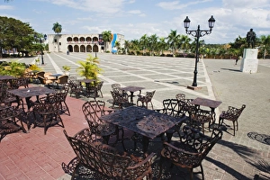 Tables Prints: Virreinal Palace of Diego Colon, Plaza Espana, Zona Colonial (Colonial District)