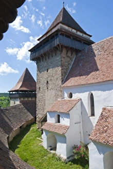 Images Dated 21st June 2008: Viscri, UNESCO World Heritage Site, Saxonian churches, Romania, Europe