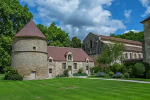 Preservation Prints: Visit the Abbey of Fontenay, a UNESCO World Heritage site in France with stunning architecture and gardens