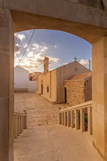 Crete Prints: Visit to a church in Koutouloufari village during sunset in Crete