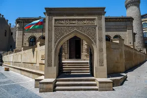 Significance Prints: Visit to Juma Mosque in Baku showcases its historic architecture and cultural significance in Azerbaijan