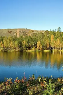 Finland Prints: Visit to Pyha-Luosto National Park with reflections on the lake in Lapland