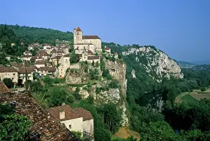 Iconic Prints: Visit Saint-Cirq-Lapopie to see its beautiful views over the Lot River in France's Occitanie region