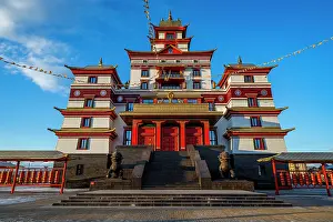 Rituals Prints: Visit to Thubten Shedrub Ling, a prominent Buddhist monastery in Kyzyl