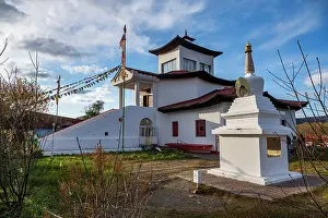 Meditation Prints: Visit to Tsechenling Temple in Kyzyl located in the Republic of Tuva