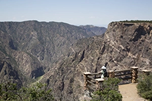 View Point Prints: Visitor at Painted Wall View Point