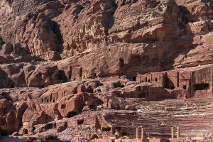 Jordan Prints: Visitors explore the ancient city of Petra in Jordan