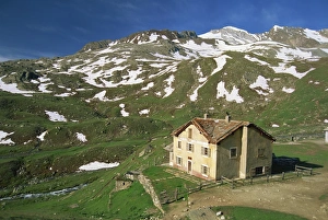 Mountain Hut Prints: Vittorio Sella mountain hut in the Valnontey Valley