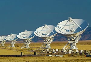 Images Dated 8th November 2007: VLA (Very Large Array) of the National Radio Astronomy Observatory, New Mexico