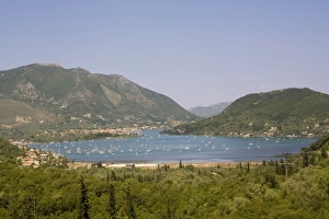 Vlicho Bay and Nidri, Lefkada, Ionion Islands, Greek Islands, Greece, Europe