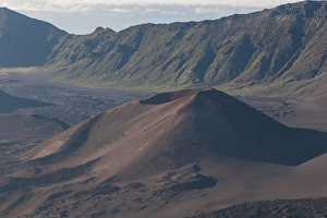 Volcanic crater on top of the Haleakala National Park, Maui, Hawaii, United States of America, Pacific