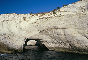Volcanic rock formations on south eastern coast