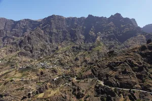 Santo Prints: Volcanic scenery in the valley of Alto Mira, northwest Saint Anthony, Cape Verde