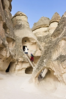 Volcanic tufa formations, known as fairy chimneys, Pasabag, near Zelve Volcanic tufa formations, known as fairy chimneys, Pasabag, near Zelve