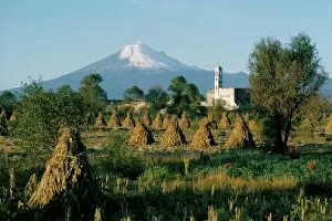 The volcano of Popocatepetl